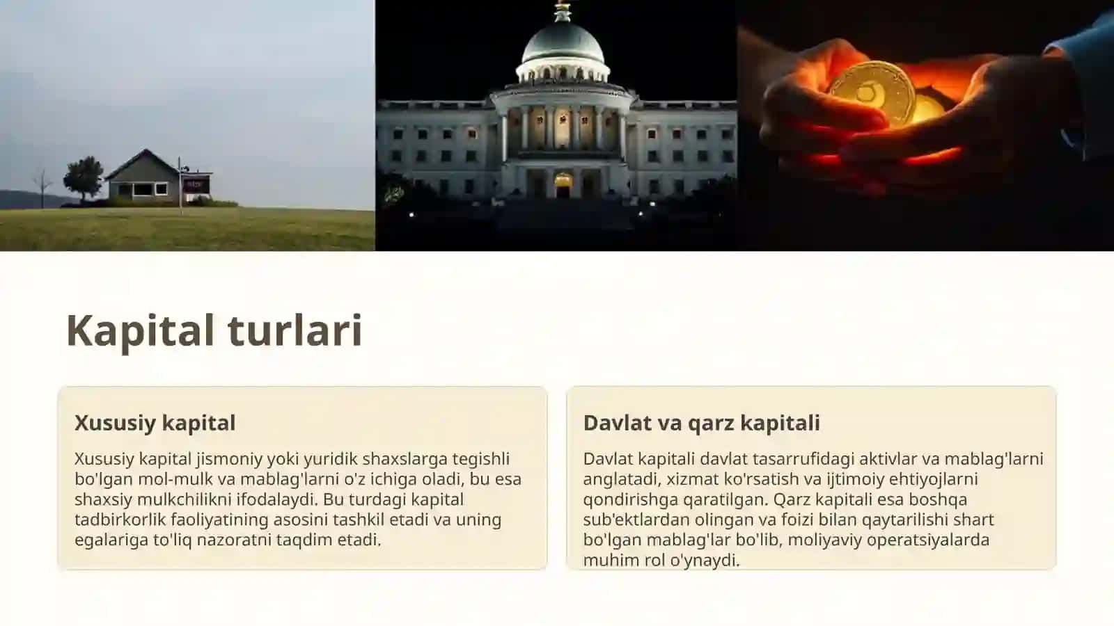 Kapitalning mohiyati 2