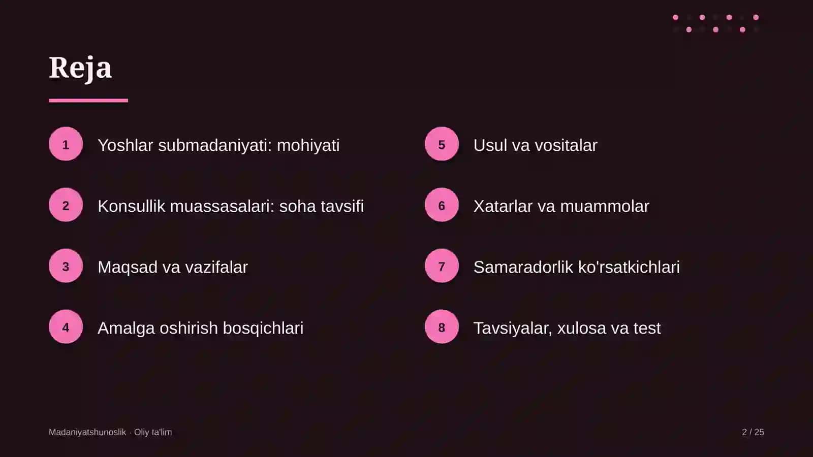 Konsullik muassasalarida yoshlar submadaniyati 2