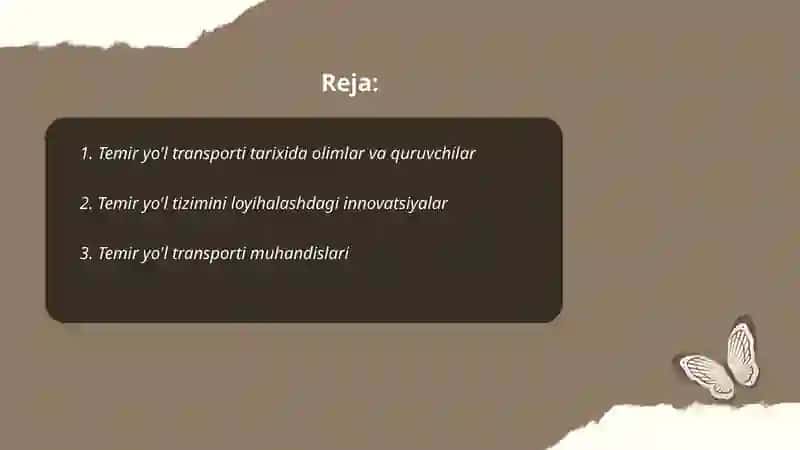 Temir yo’l tarnsporti qurilishi borasidagi taniqli olimlar va quruvchilar 2