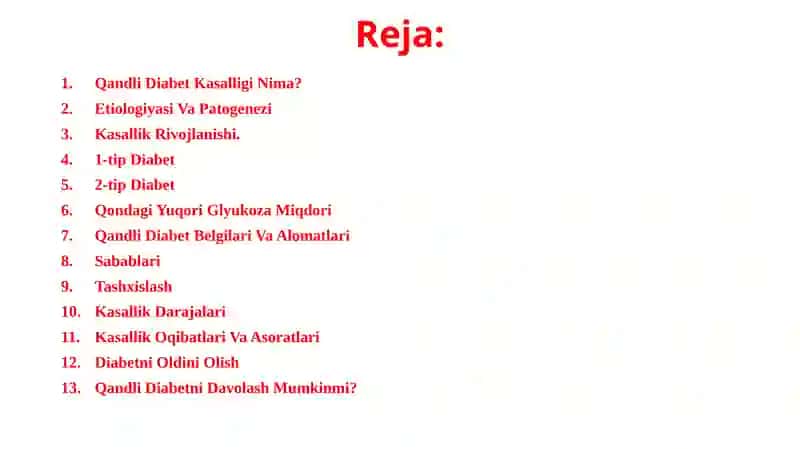 Qandli Diabet. 2
