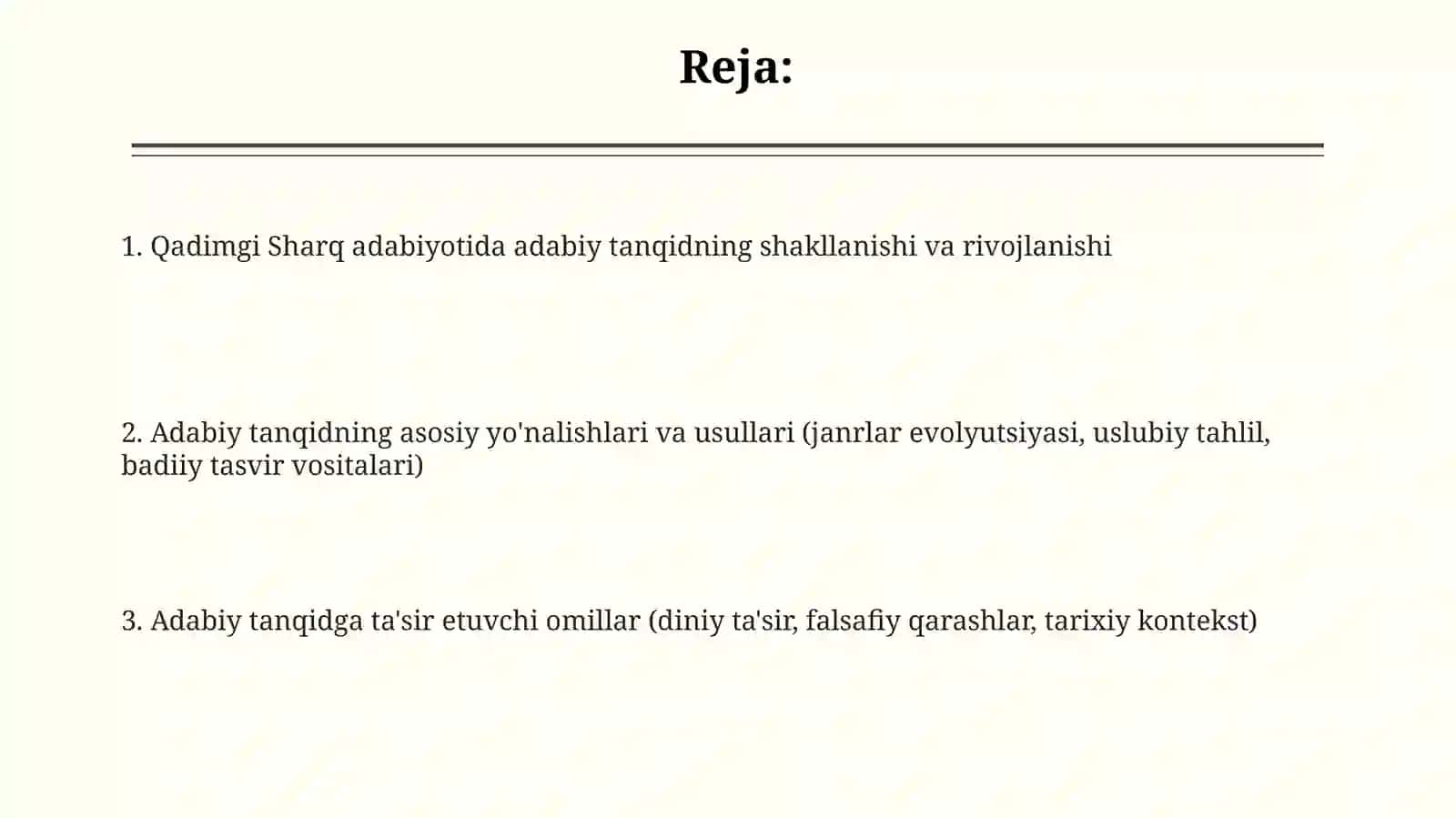 Sharq klassik adabiyotida adabiy-tanqidiyfikrlartaraqqiyoti 2