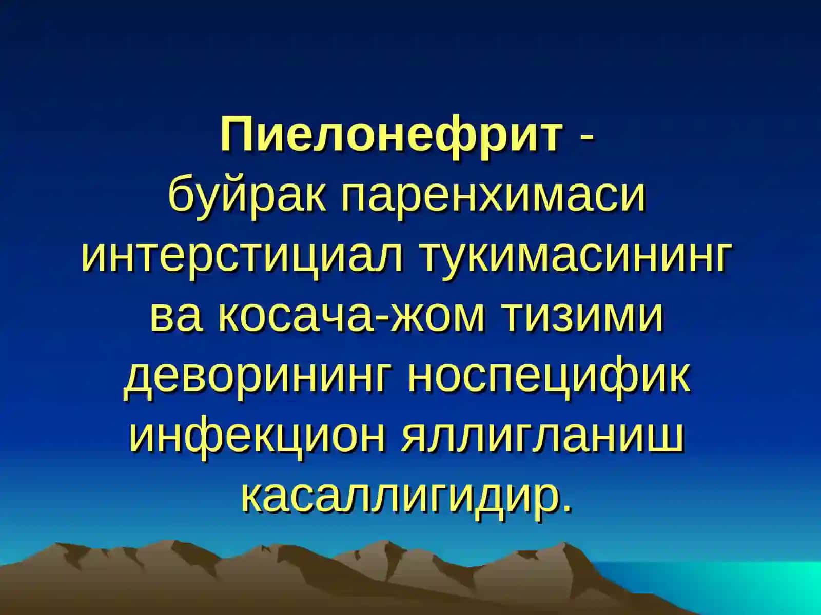 ПИЕЛОНЕФРИТ 2