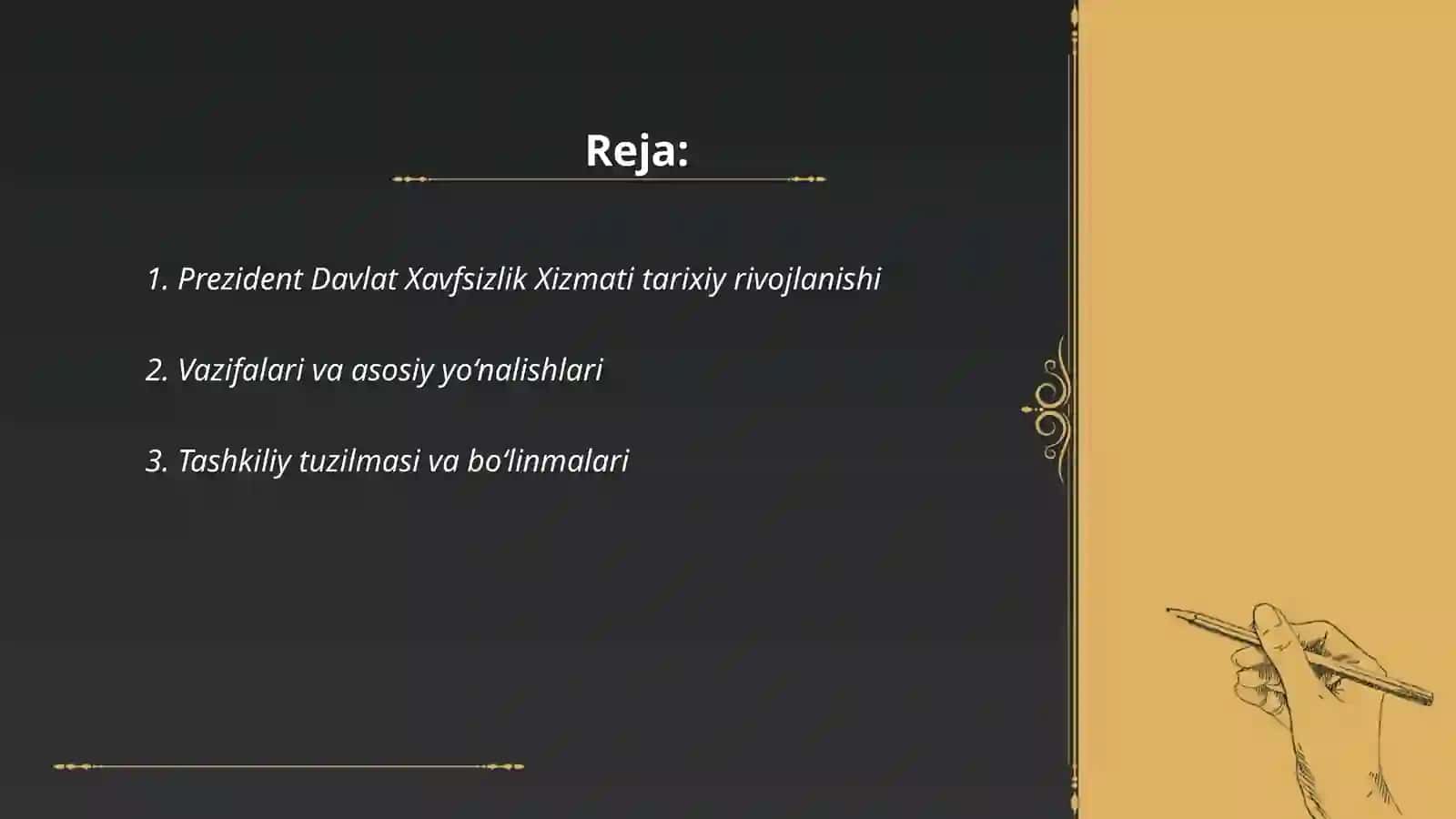 Prezident Davlat Xavfsizlik Xizmati 2