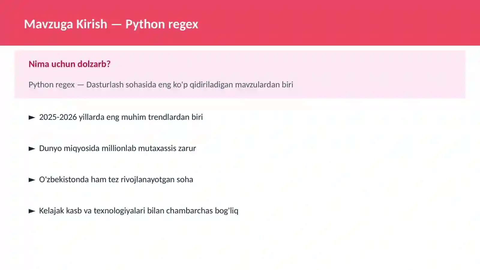Python regex 2