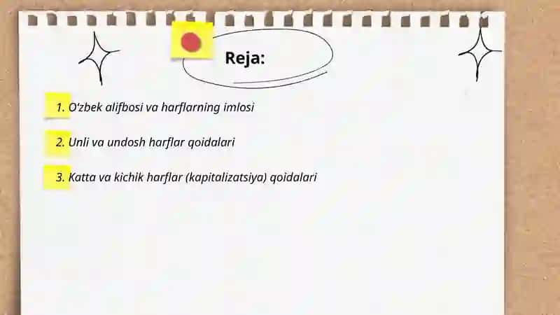 Imlo qoidalari 2