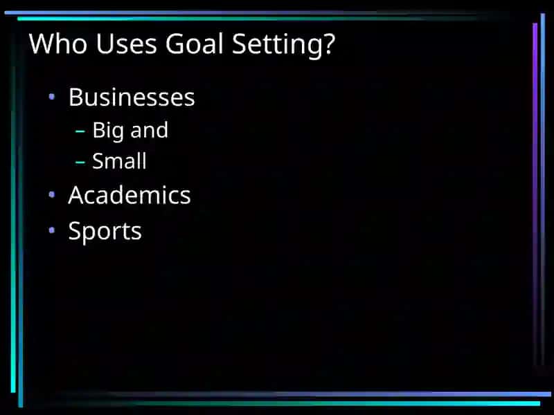 Goal Setting 2