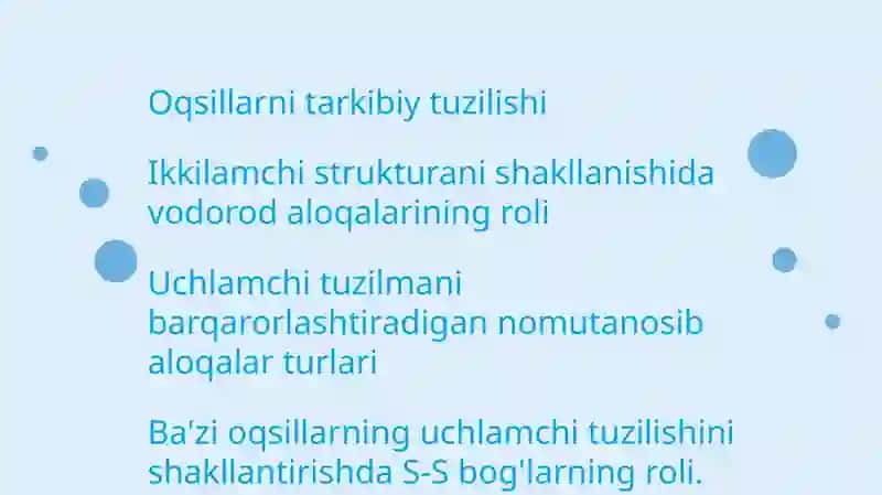 Oqsillar 2