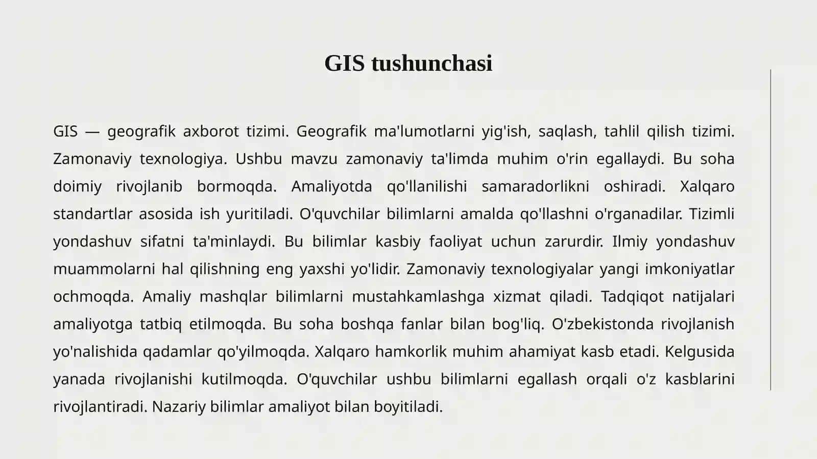 GEOGRAFIK AXBOROT TIZIMLARI 2