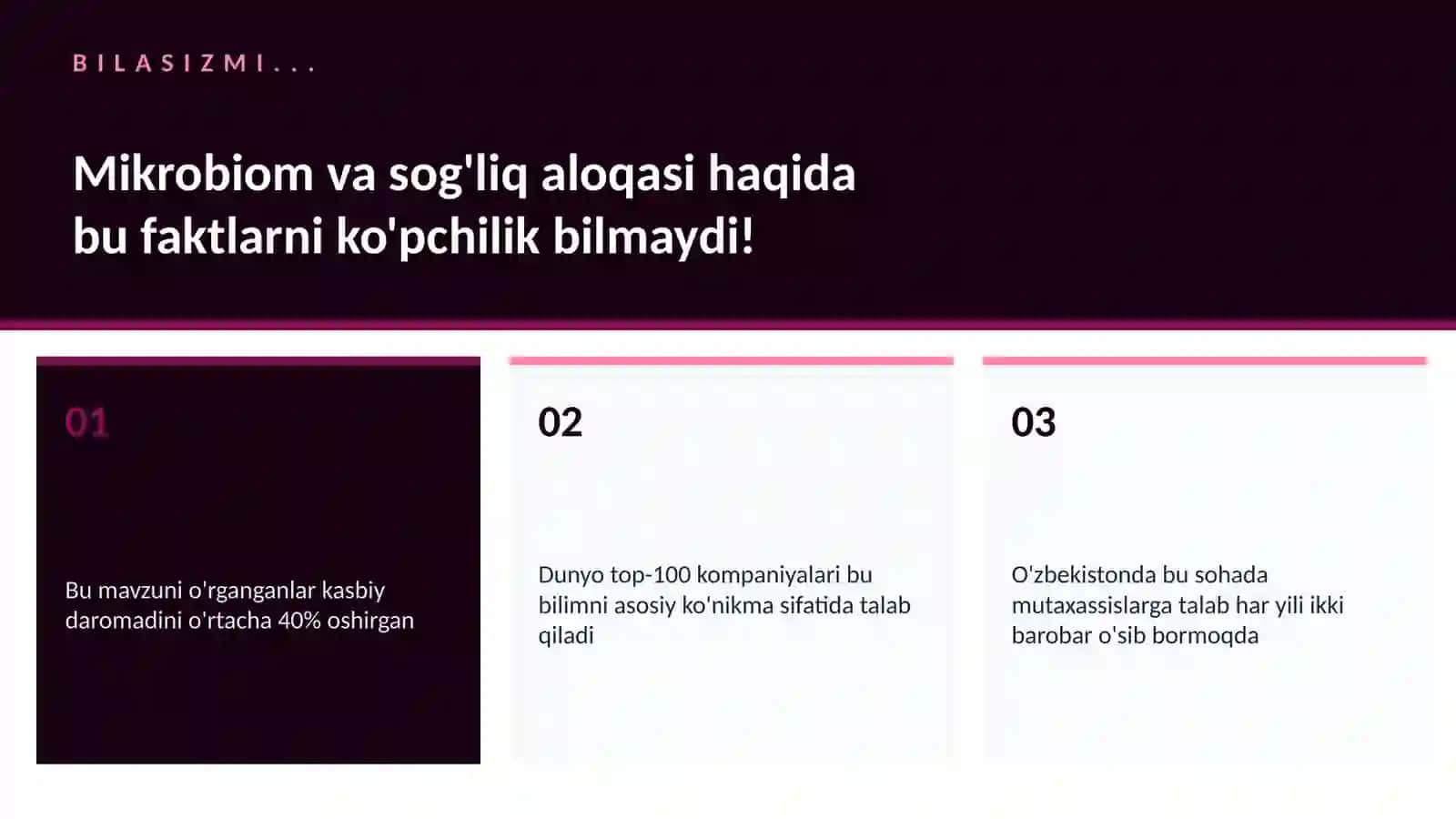 BIOTEXNOLOGIYA VA GENOMIKA 2