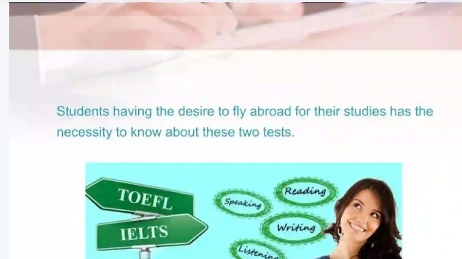 IELTS AND TOEFL 2