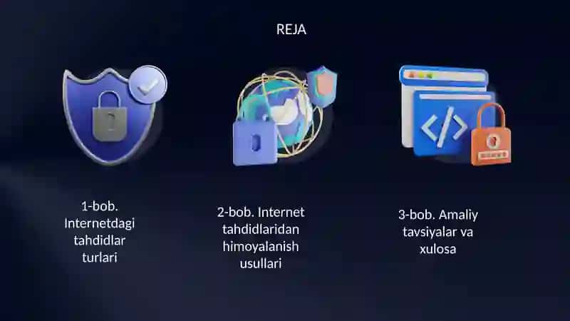 Internetdagi tahdidlardan himoyalanish 2