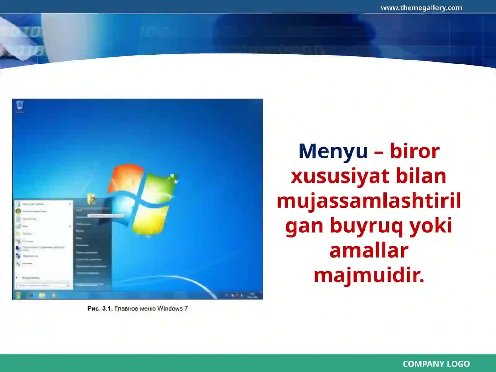 8-sinf Informatika Windows bosh menyusi 2