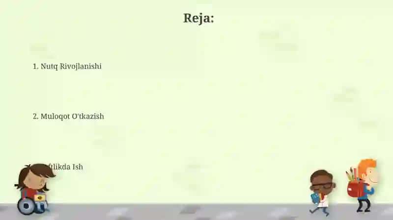 Nutqni rivojlantirish, Diolog oʻtkazish, Juftlikda ishlash 2