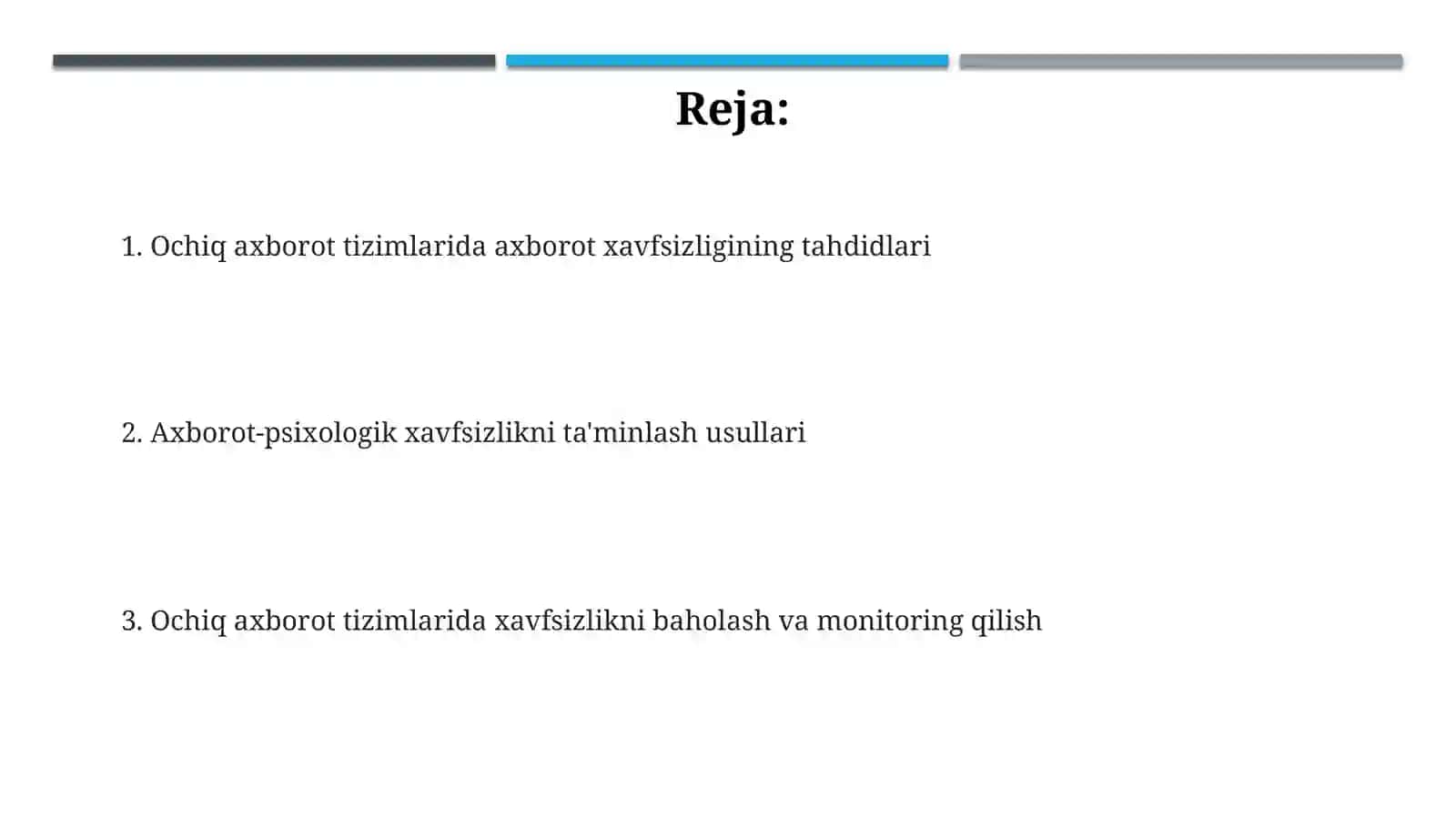 Ochiq axborot tizimlarida axborotli-psixologik xavfsizlik 2