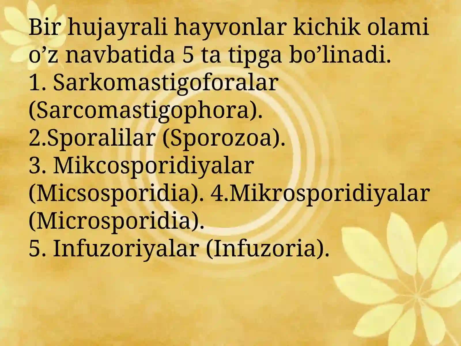 Parazit bir hujayralilardan: koksidiyalar, Sporalilar.bezgak plazmodiylari.toksoplazma, bezgak paraziti va balantidiylarning tuzulishi va rivojlanishi 2