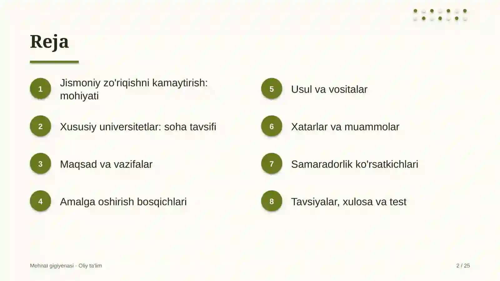 xususiy universitetlarda jismoniy zo'riqishni kamaytirish 2436 2