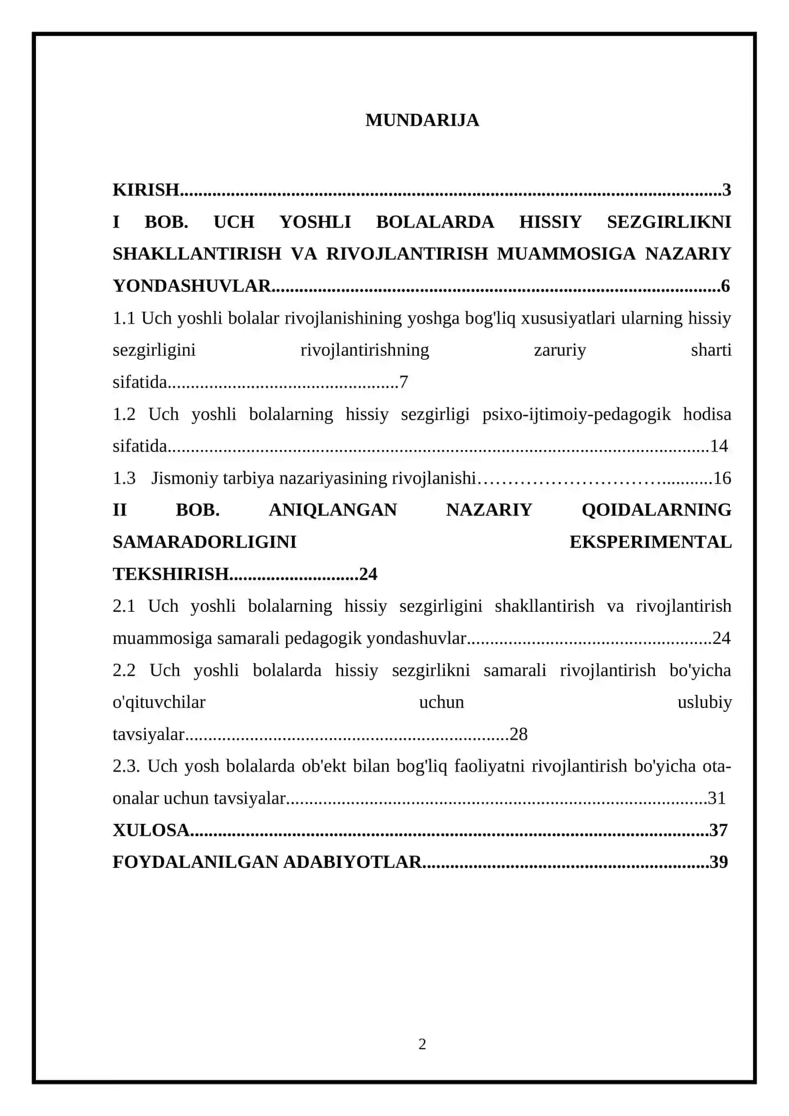 UCH YOSHLI BOLALAR TARAQQIYOTI 2