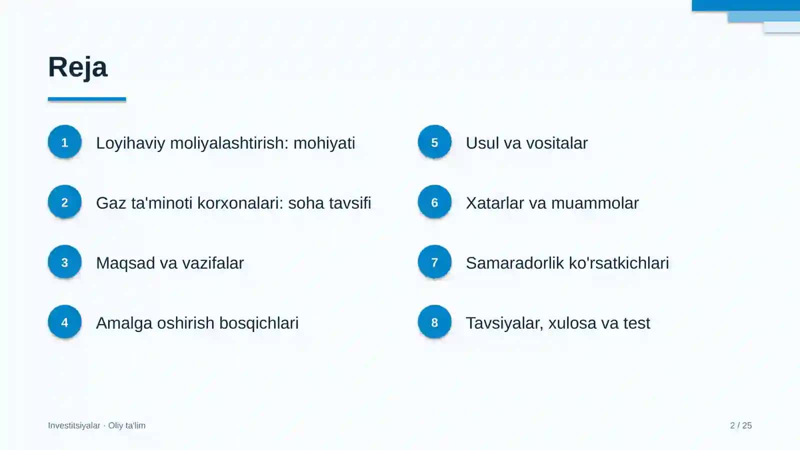 gaz ta'minoti korxonalarida loyihaviy moliyalashtirish 1942 2