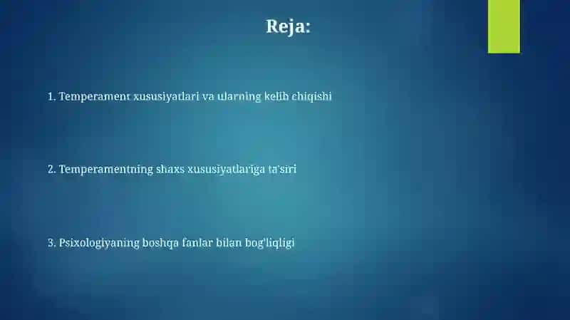 Temperamentning shaxs rivojlanishiga ta'siri 2