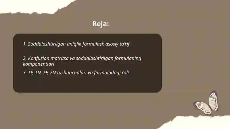 Binarli prozgoning aniqligi uchun soddalashtirilgan formulasi 2