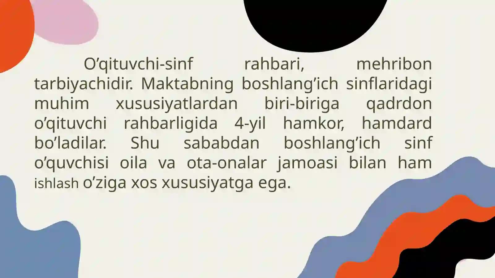 Ota-onalar bilan hamkorlik. Ota-onalar majlisini o’tkazishning tartibi 2