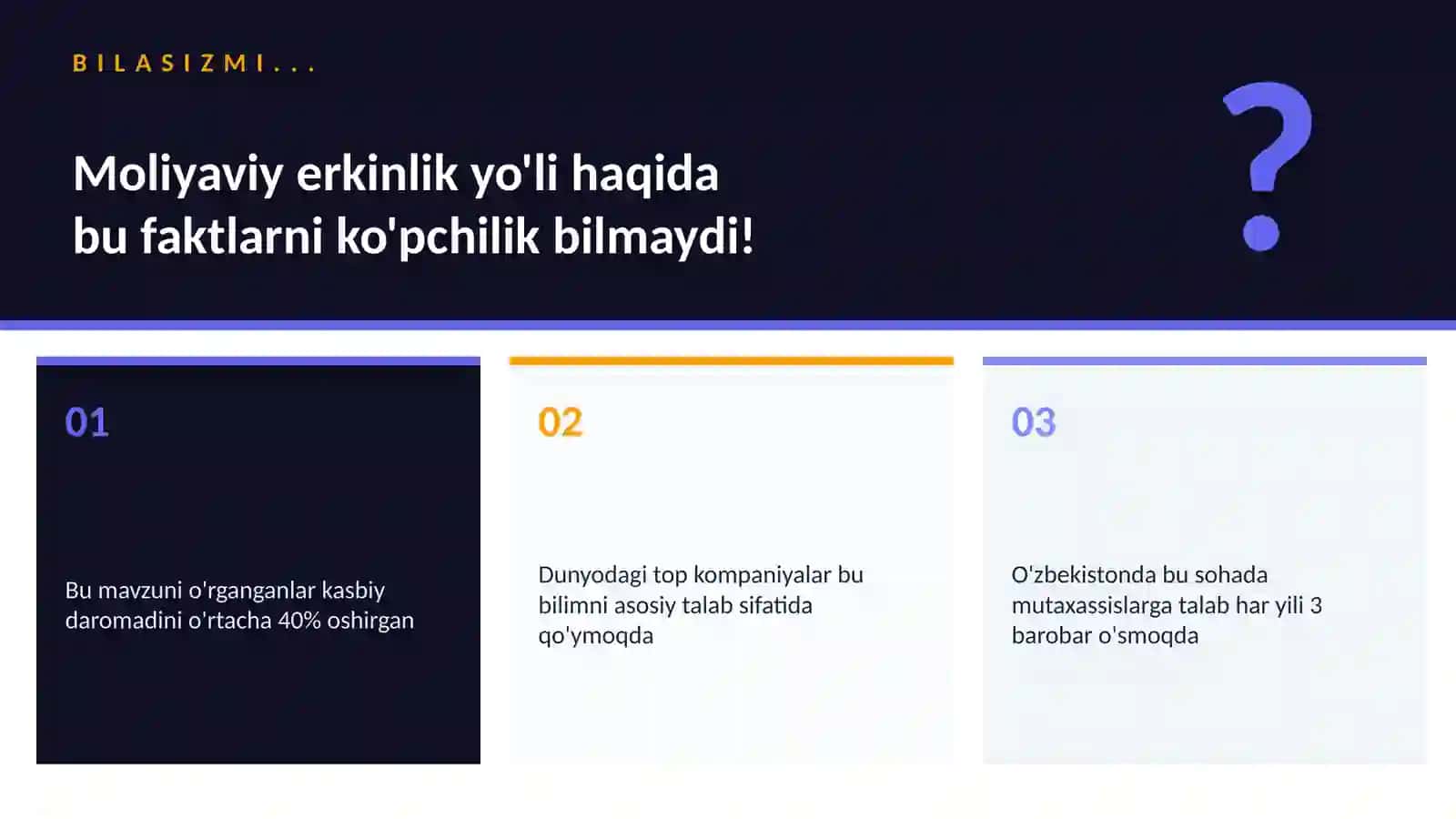 Moliyaviy erkinlik yo'li 2