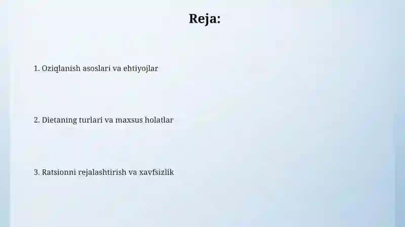 Oziq ratsioni 2