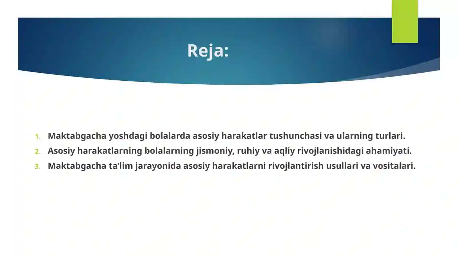 Maktabgacha yoshdagi bolalar uchun asosiy harakatlarning ahamiyati 2