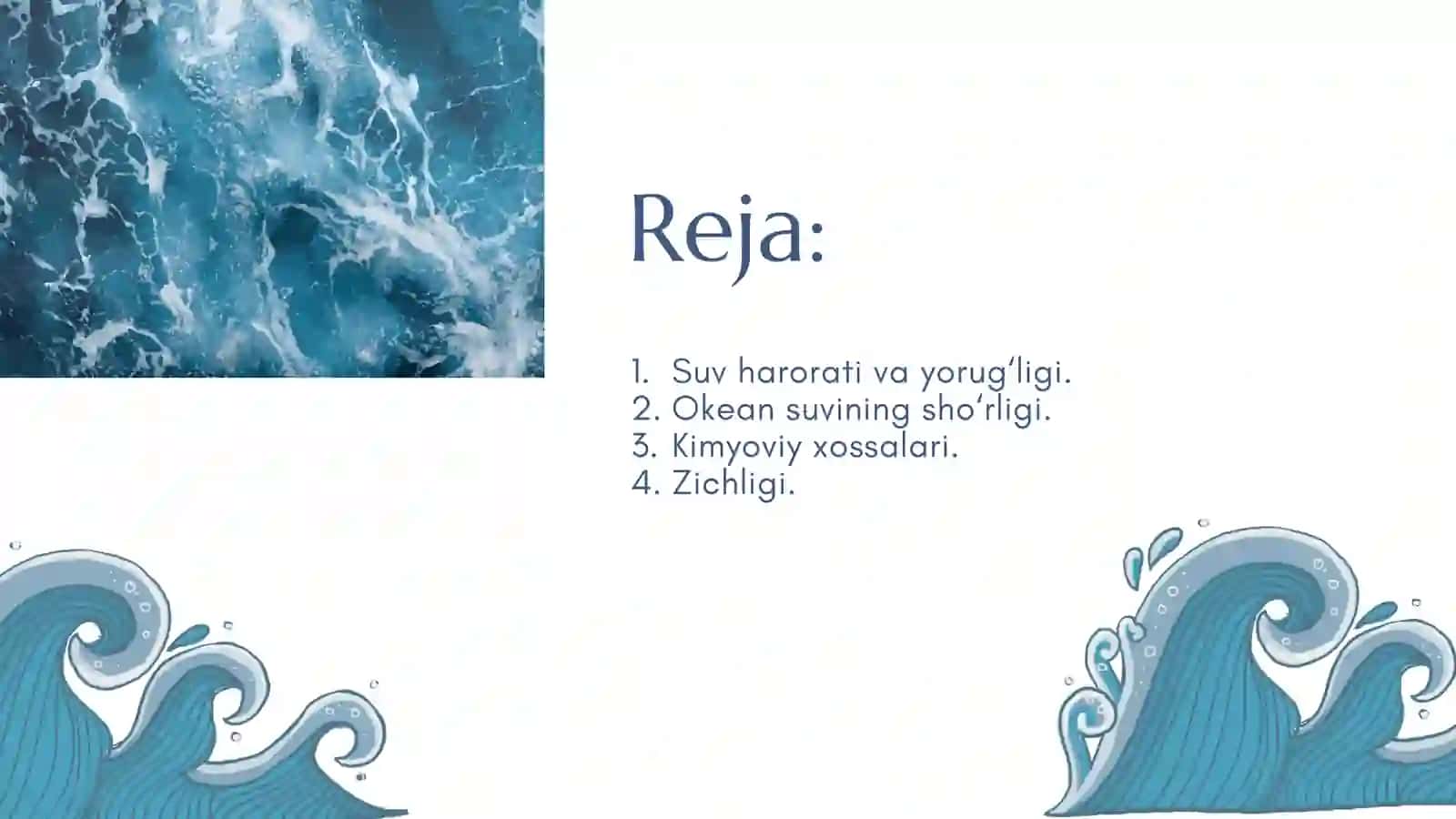 Okeansuviningxususiyatlari 2