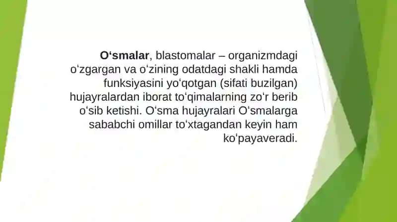 USMALARNING UMUMMIY TUSHUNCHALARI VA EPITILIY TO’QIMASI USMALARI 2