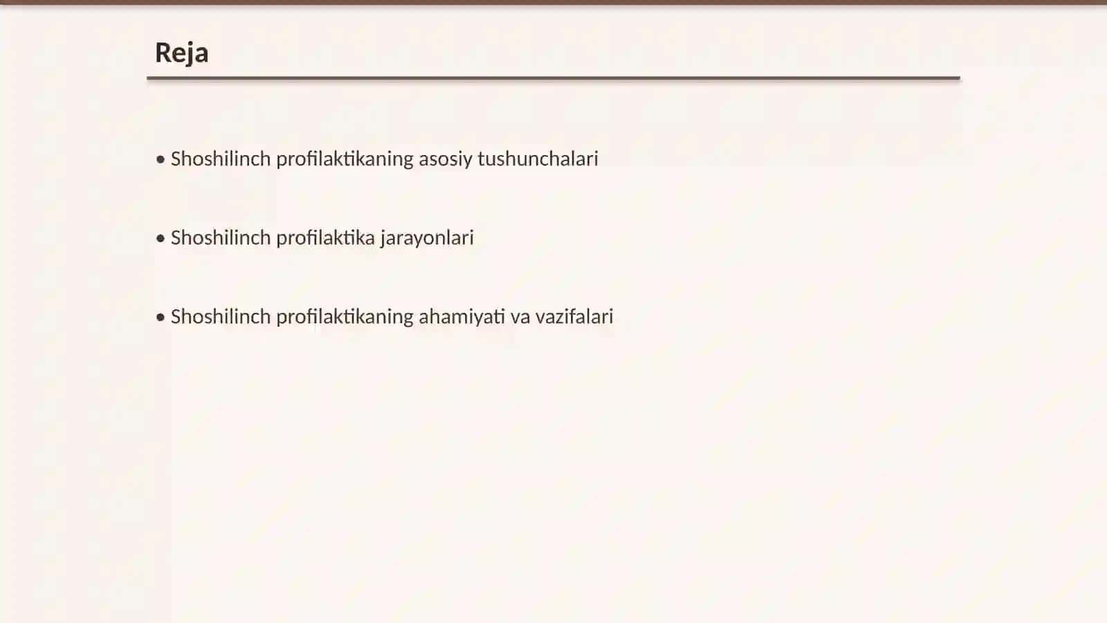 Shoshilinch profilaktika haqida tushuncha 2