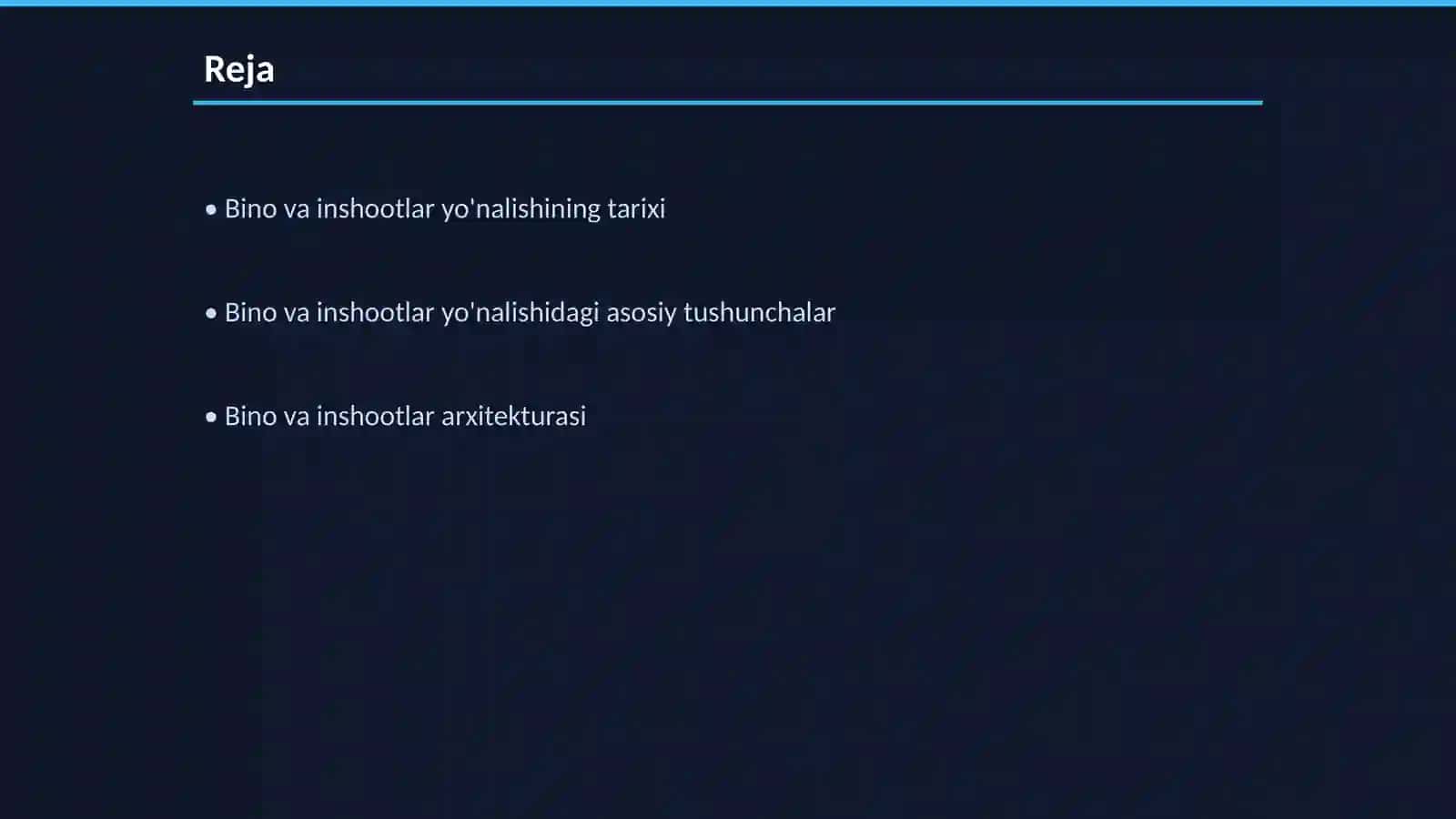 Bino va inshootlar tarixi 2