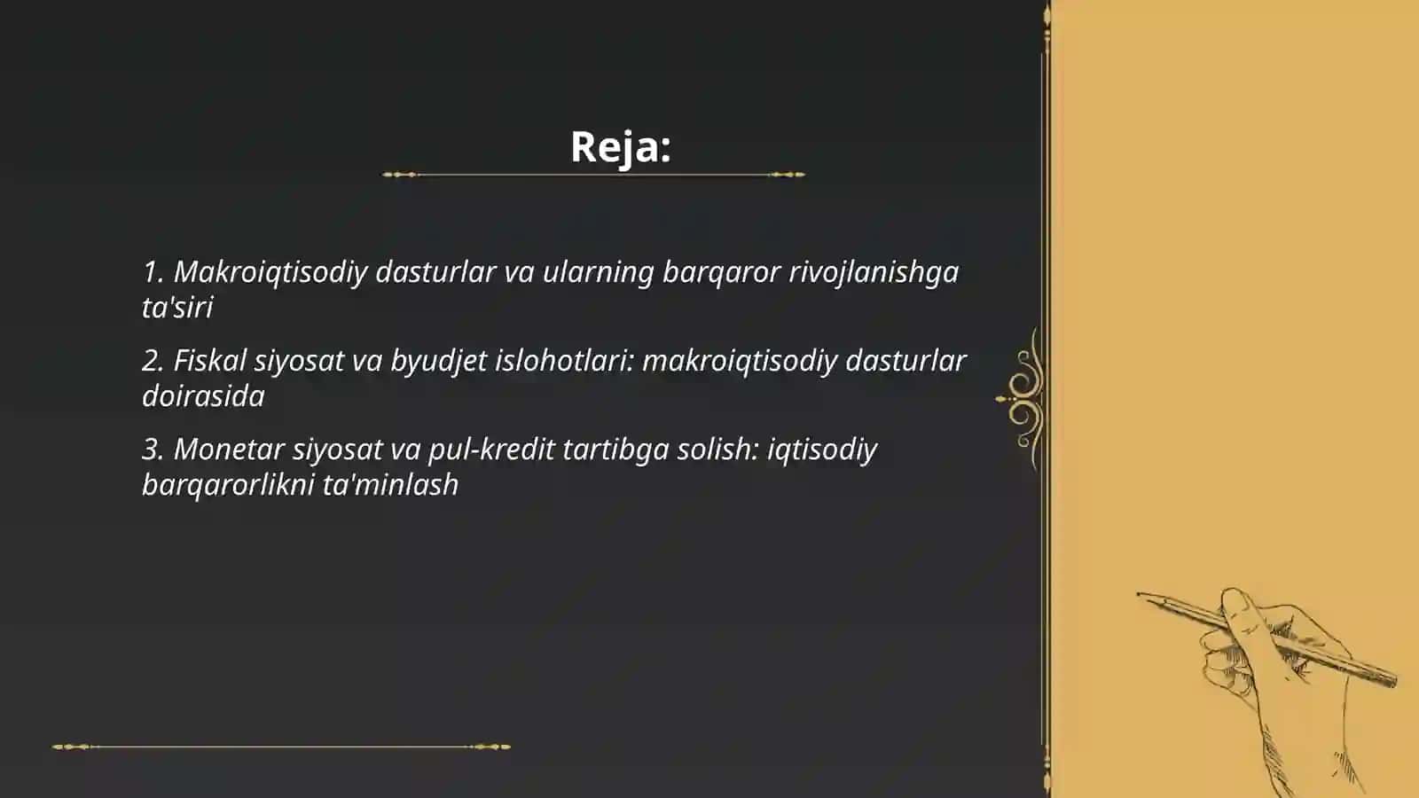 Makroiqtisodiyot faniga kirish 2