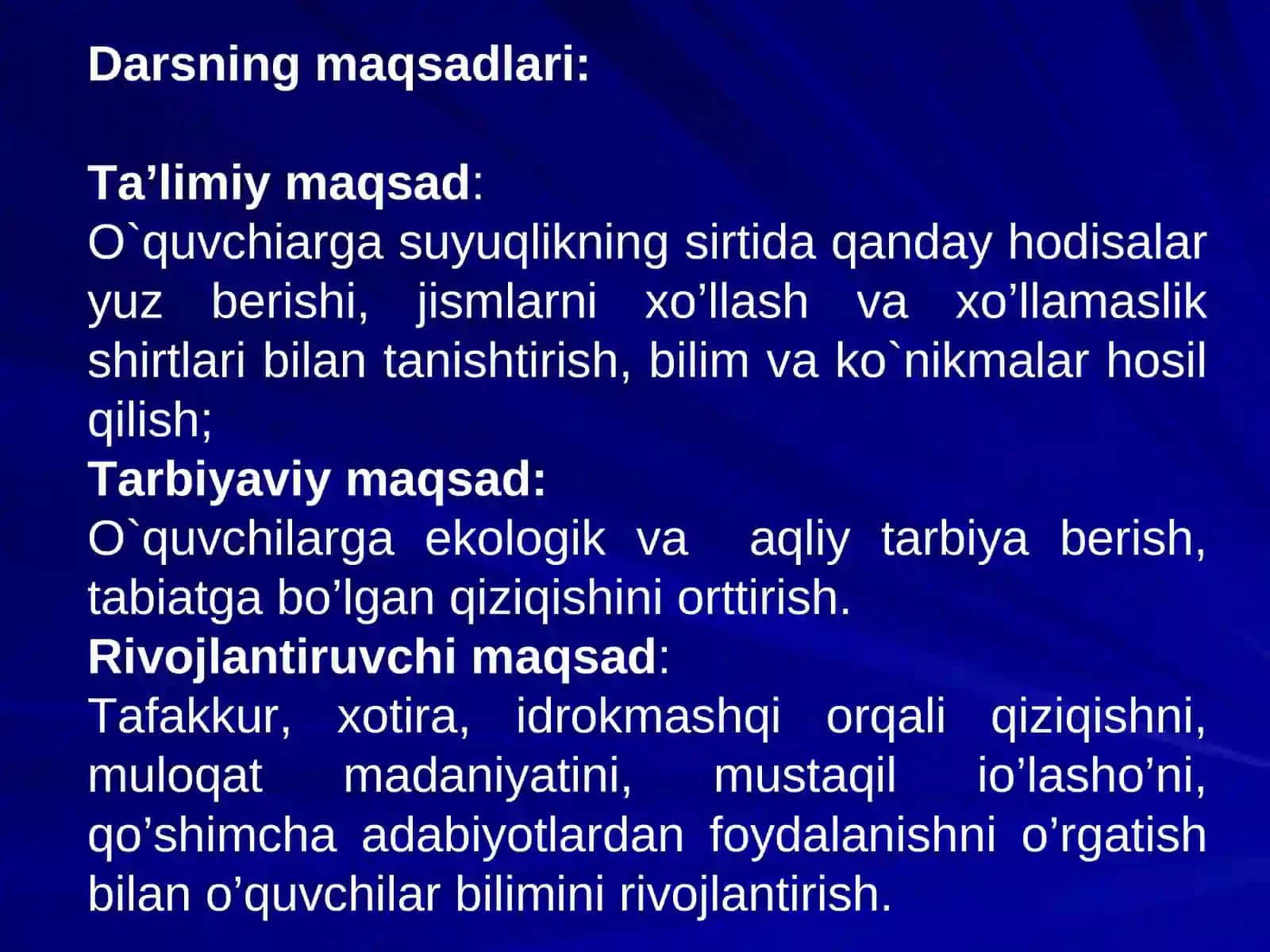 Xo’llash. Kapillyar xodisalar 2
