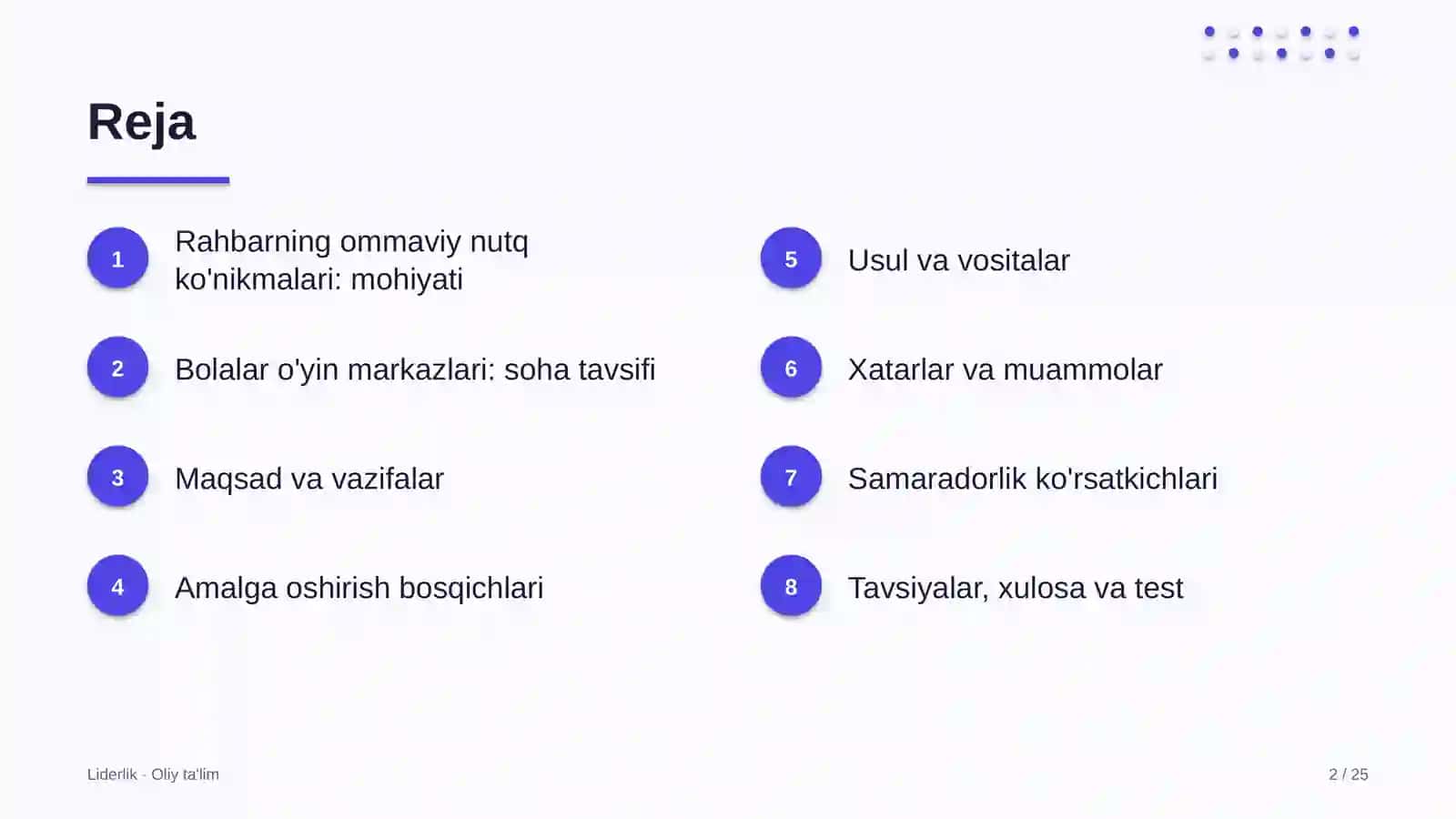 bolalar o'yin markazlarida rahbarning ommaviy nutq ko'nikmalarini rivojlantirish 3291 2