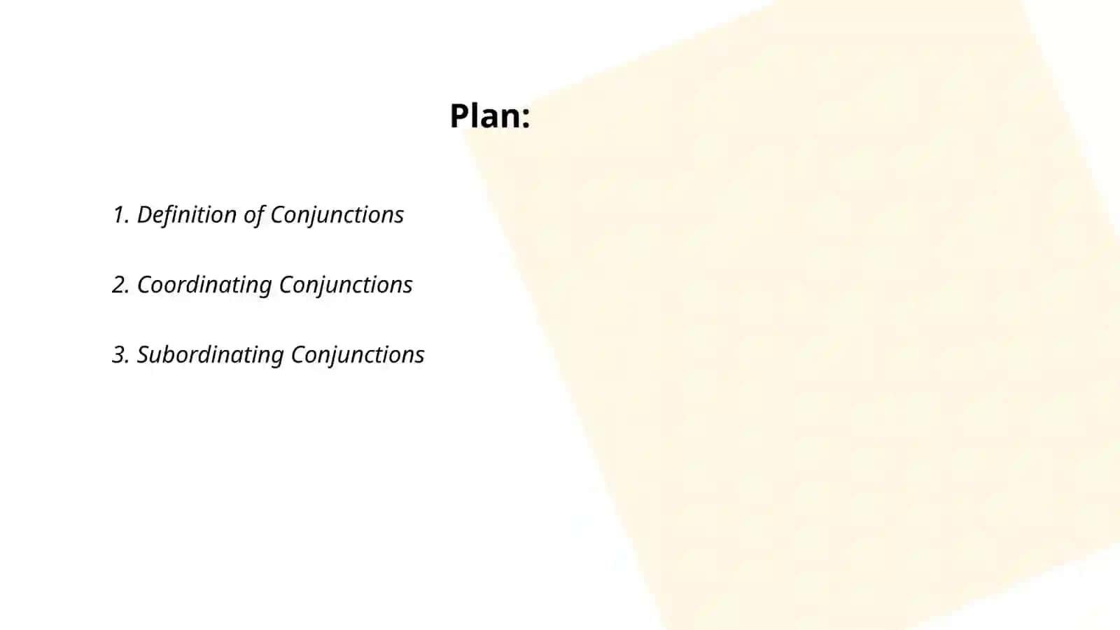 Conjuctions 2