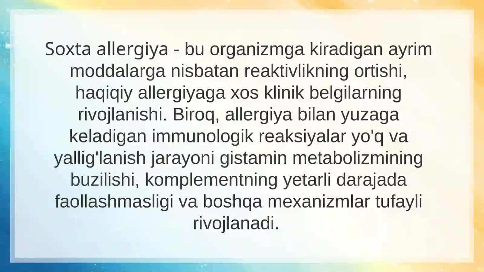 Psevdoallergiya 2
