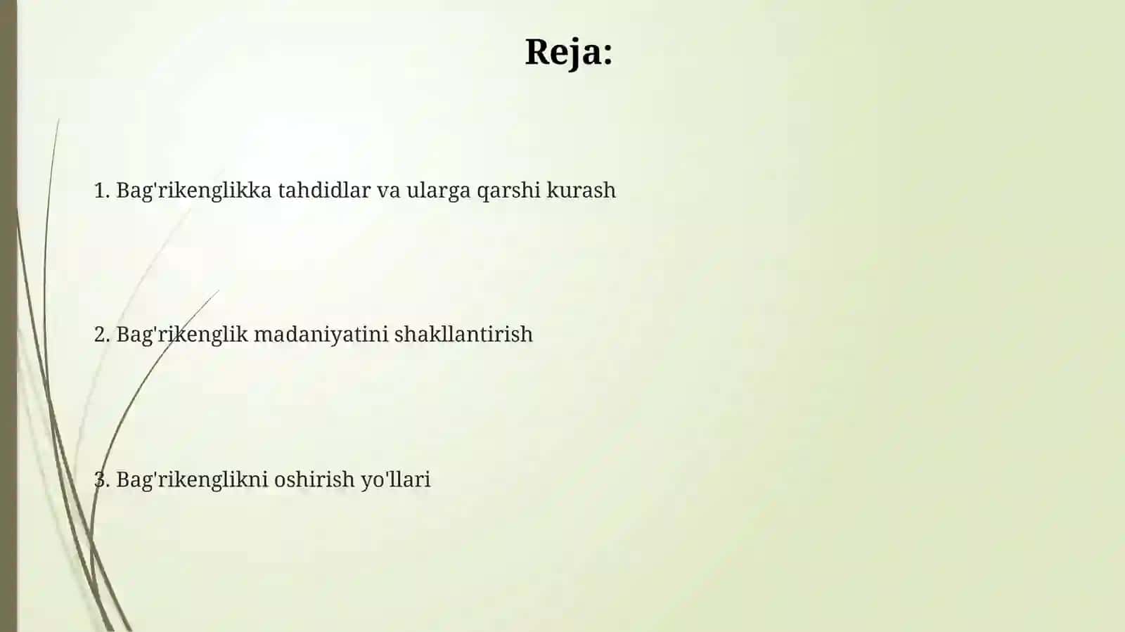 Chidamlilikni oshirish 2
