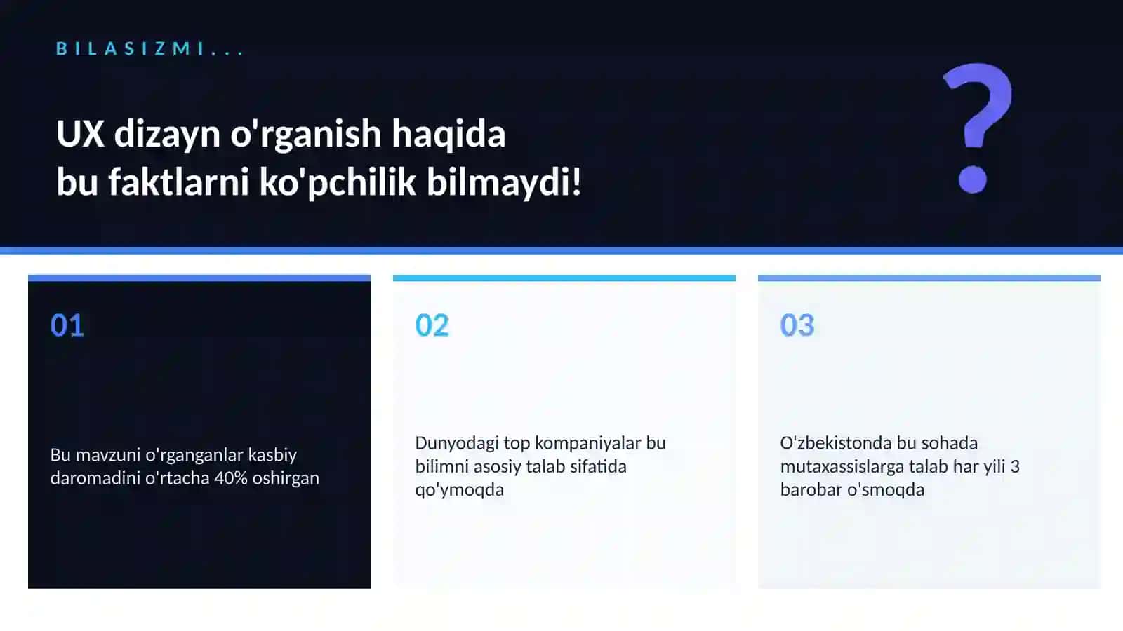 UX dizayn o'rganish 2
