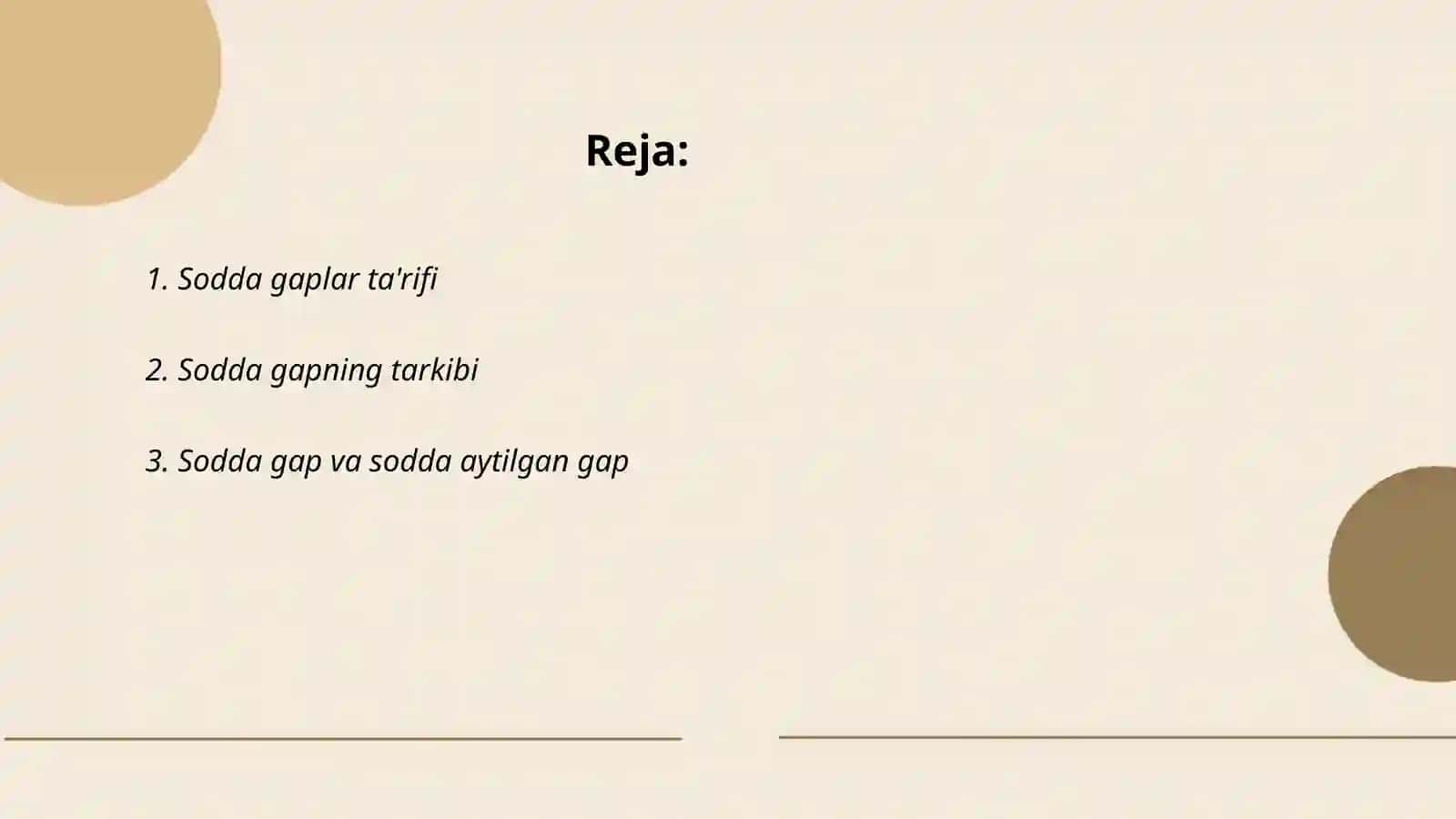 Sodda gaplar haqida ma'lumot 2