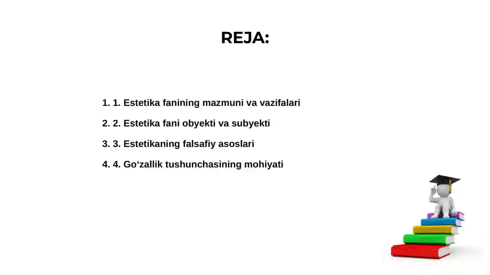 Estetika fanining obyekti va falsafiy mohiyati 2
