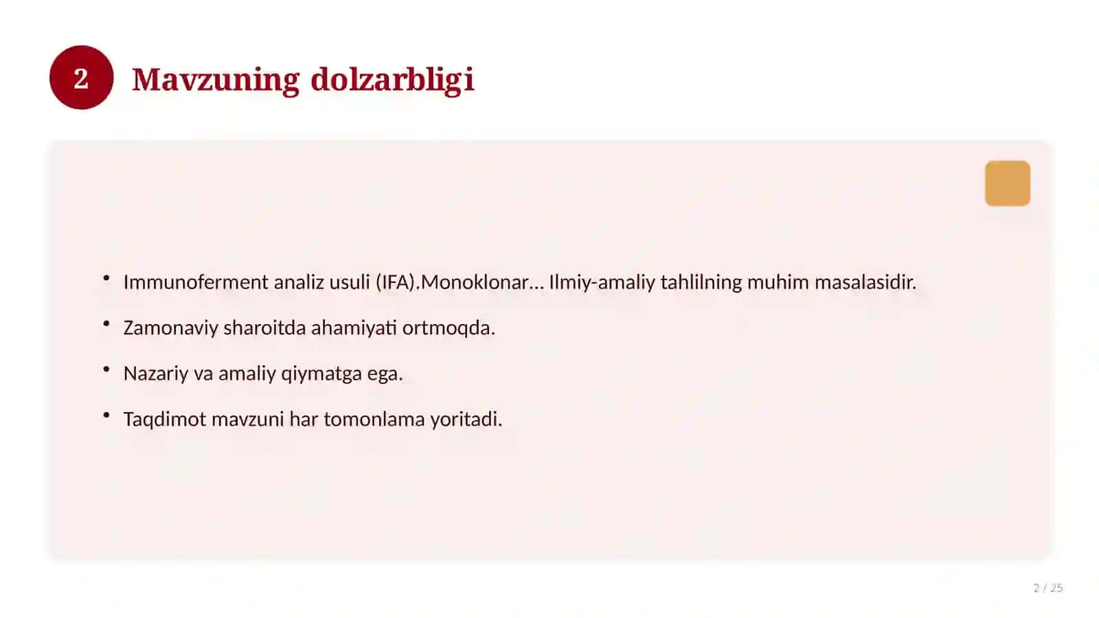 Immunoferment analiz usuli (IFA).Monoklonar antitelolarni olish 2