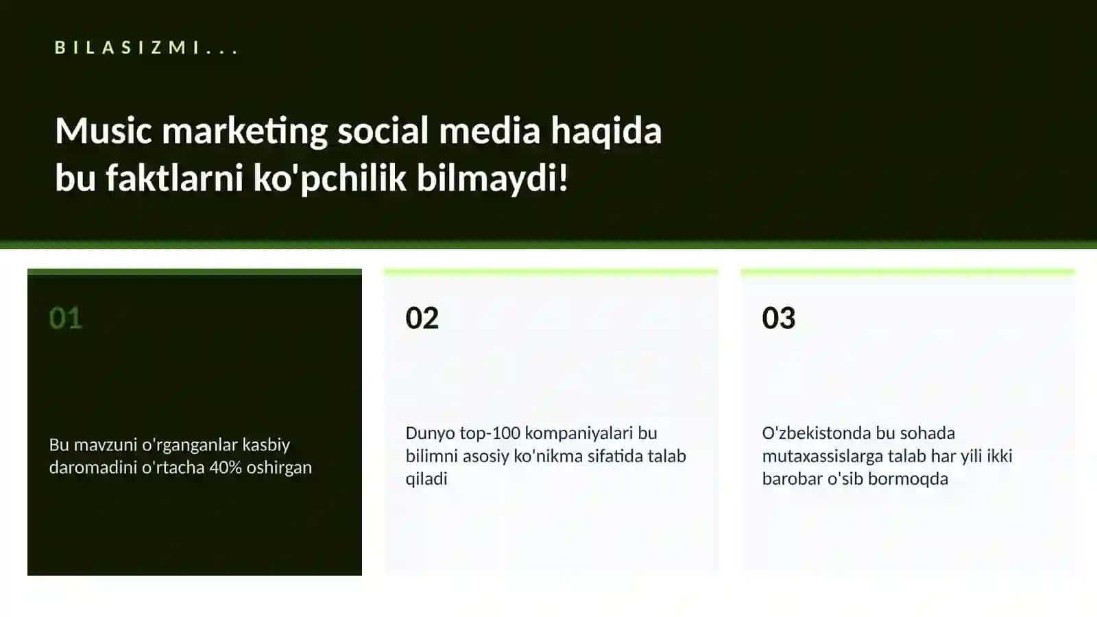 MUSIQA VA AUDIO TEXNOLOGIYALAR 2