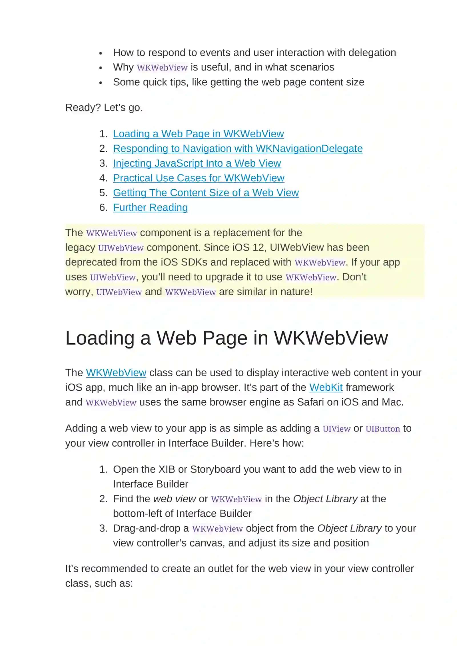 Xcode orqali Web View bilan ishlash 2