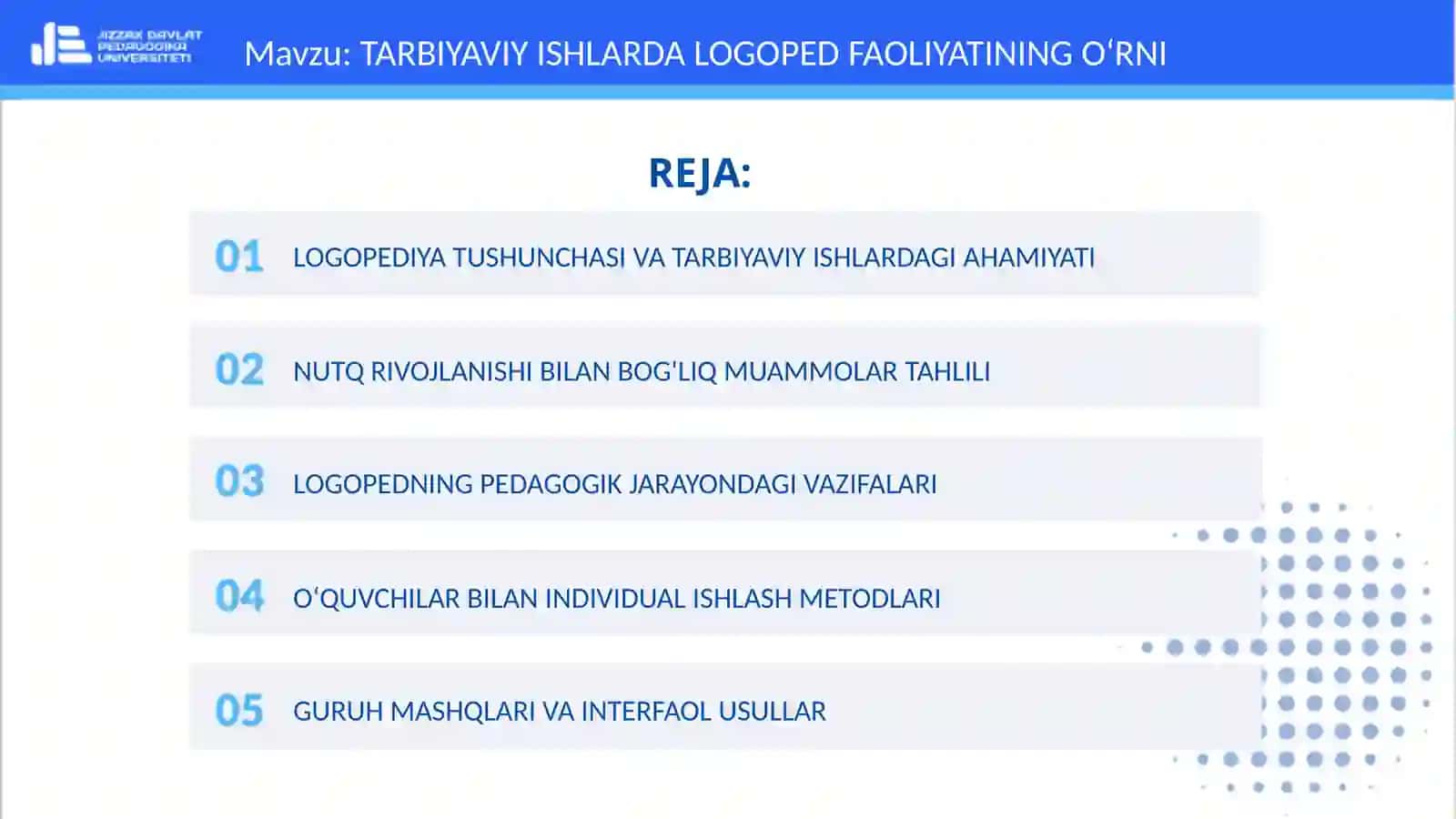 TARBIYAVIY ISHLAR MAXSUS METODIKASI 2