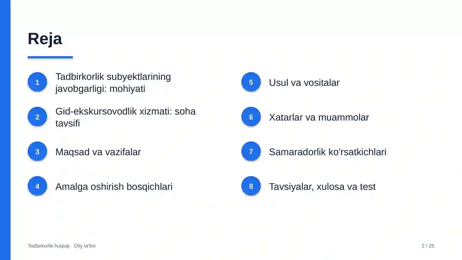 gid ekskursovodlik xizmatida tadbirkorlik subyektlarining javobgarligi 4509 2