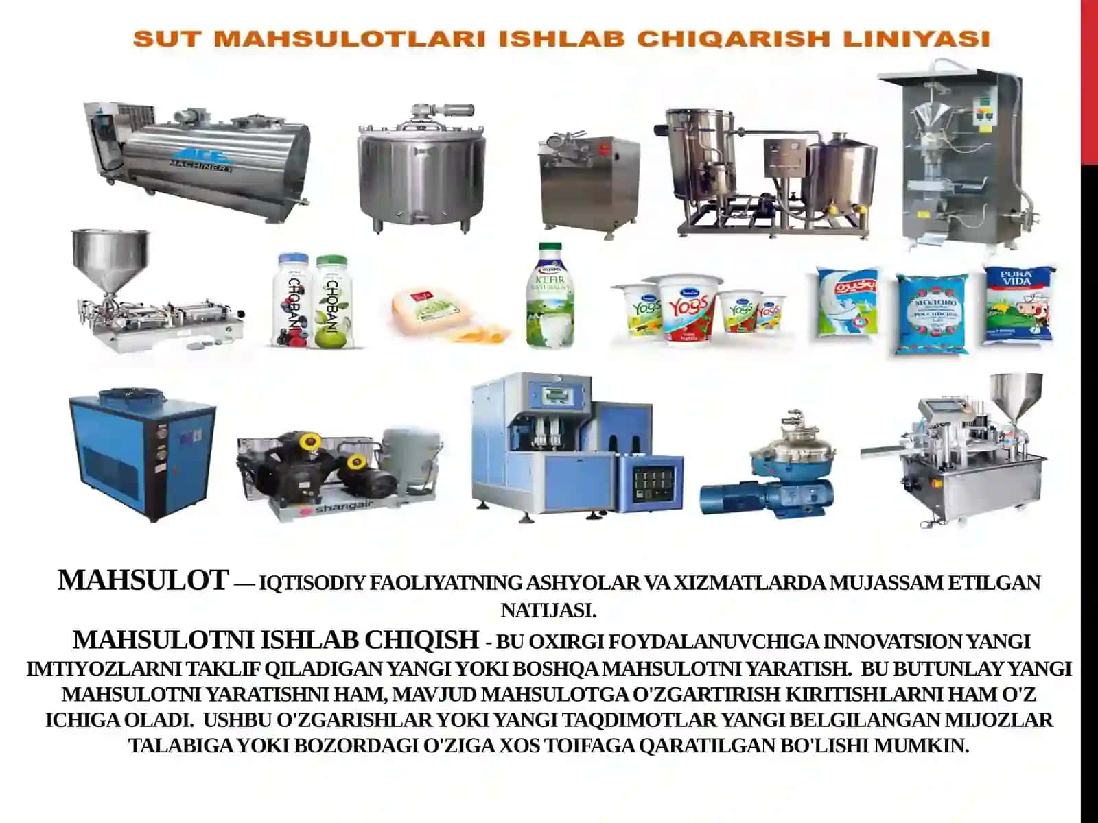 Mahsulot yaratish va ishlab chiqarishni takomillashtirish 2