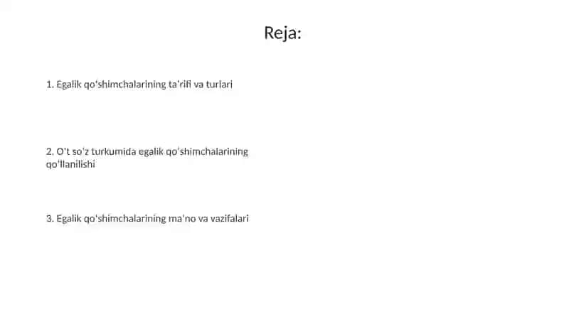 Egalik qoʻshimchalar 2
