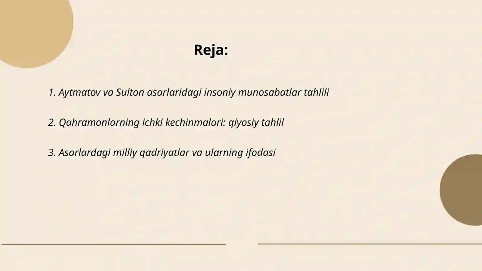 Chingiz Aytmatov va Isajon Sulton asarlarini qiyosiy tahlili 2