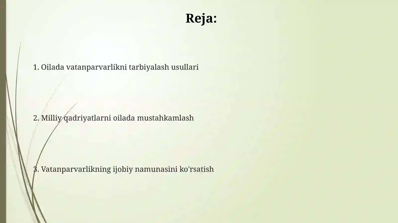 Oilaviy Vatanparvarlik Tuyg'usi Tarbiyalash Yöllari 2